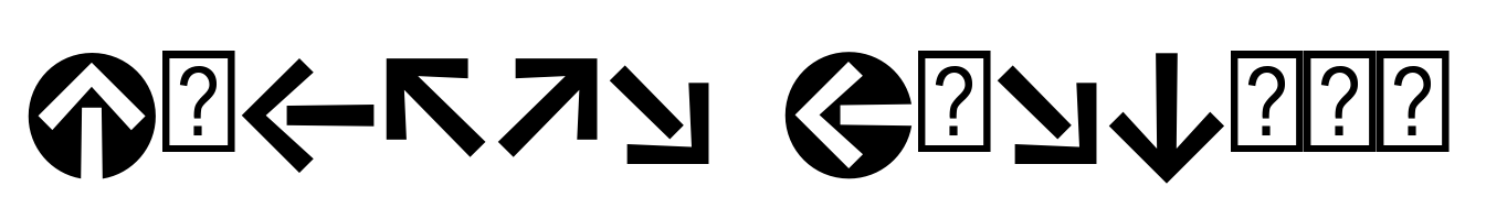 Vialog Signs Arrows Four